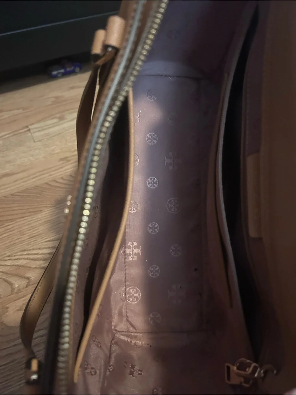 Tory Burch structured saffiano